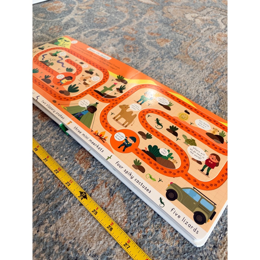 *4 for $20 Mix&Match* Follow Your Finger World Finger Maze Board Book - Picture 3 of 6
